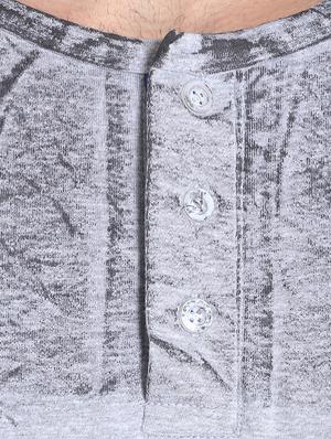 grey cotton front print t-shirt - 13695853 - Standard Image - 4