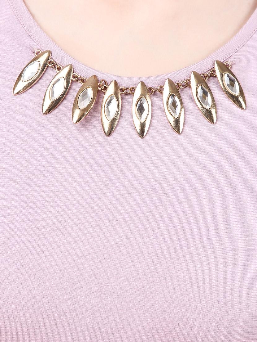 embellished neck lavender top - 13695937 - Zoom Image - 4