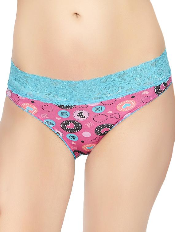 pink cotton bikini panty - 13696227 - Zoom Image - 1