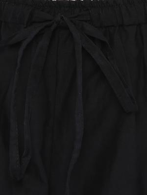black cotton palazzos - 13709318 - Standard Image - 4