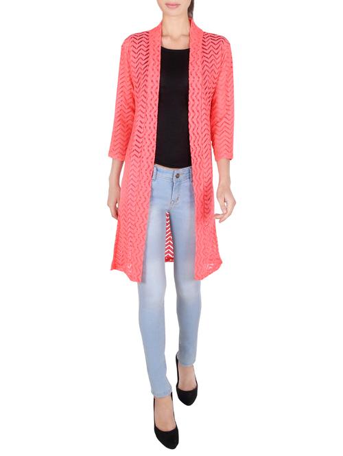 coral net long shrug - 13709379 - Standard Image - 1