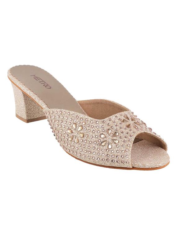 Beige slip on sandal - 13711382 - Zoom Image - 1