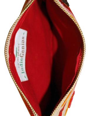 multi colored cotton pouch - 13713386 - Standard Image - 3