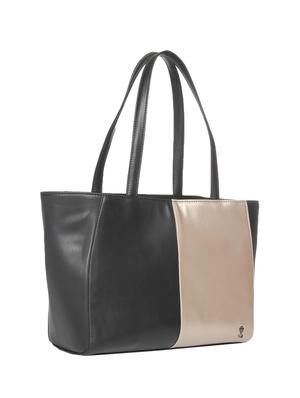 black leatherette regular tote - 13713539 - Standard Image - 4