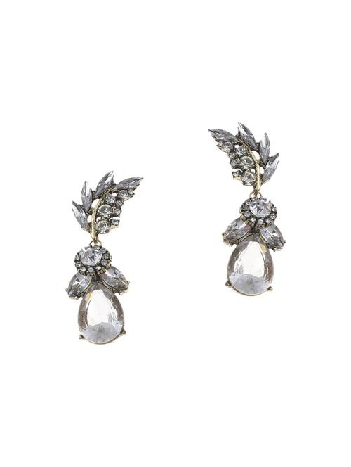 silver drop earrings - 13714420 - Standard Image - 1