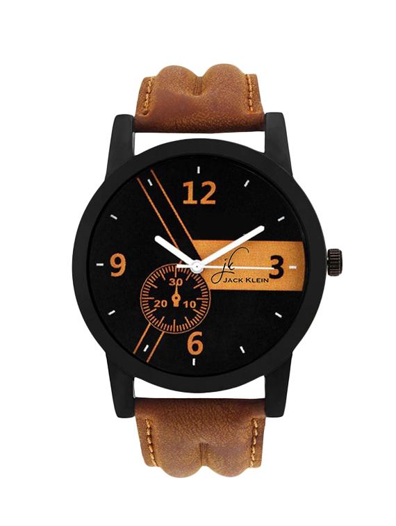 Jack Klein Stylish Brown Strap Elegant Analog Watch For Men - 13719179 - Zoom Image - 1