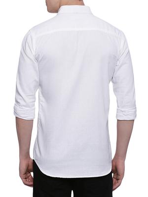 white taped casual shirt - 13719560 - Standard Image - 3