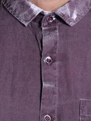 purple cotton casual shirt - 13719561 - Standard Image - 4