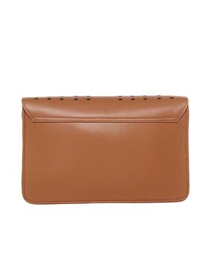 brown leatherette regular sling bag - 13720724 - Standard Image - 2