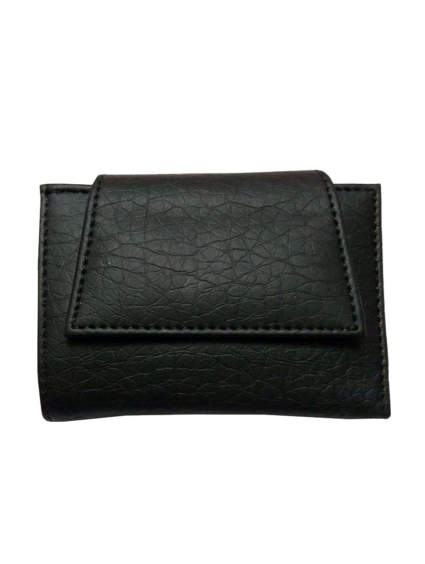 black leatherette regular clutch - 13721445 - Zoom Image - 1