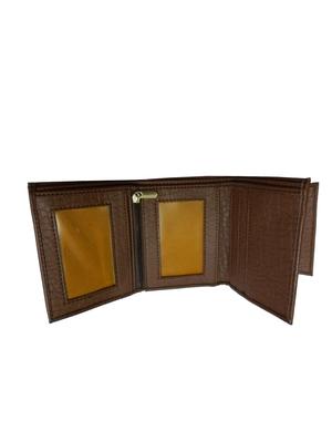 brown leatherette regular clutch - 13721446 - Standard Image - 3