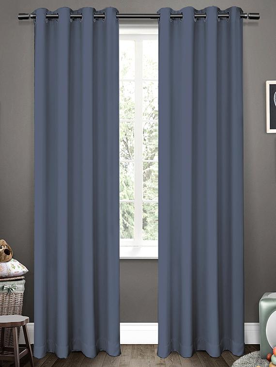 american-elm glorious dove 2 panel room darkening blackout curtains | window- 4.5 x 5 feet - 13728396 - Zoom Image - 1
