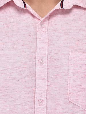 pink cotton casual shirt - 13733541 - Standard Image - 4