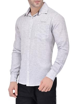 white cotton casual shirt - 13733542 - Standard Image - 2