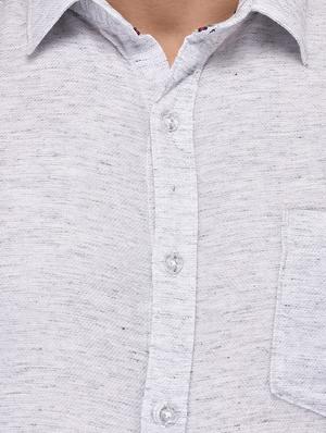 white cotton casual shirt - 13733542 - Standard Image - 4