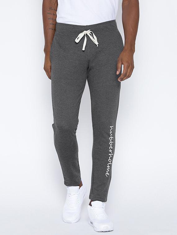 grey cotton joggers track pant - 13734541 - Zoom Image - 1