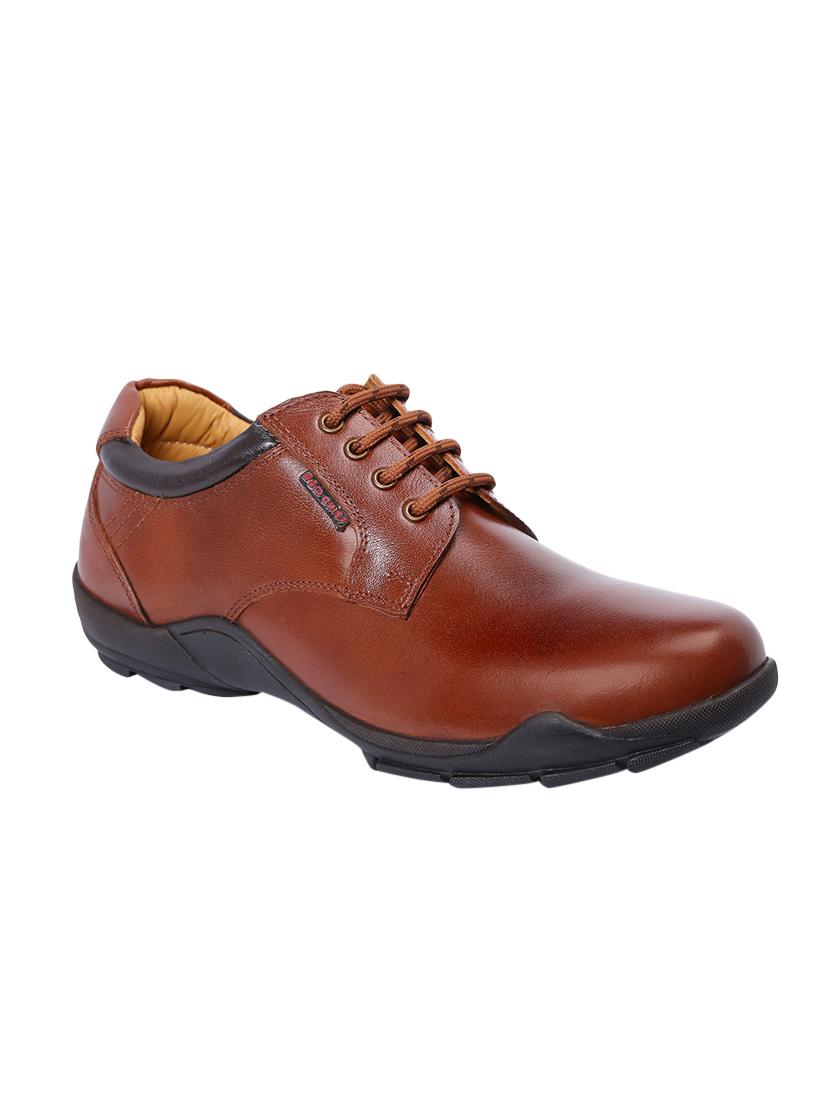 brown leather lace up shoes - 13745724 - Zoom Image - 1
