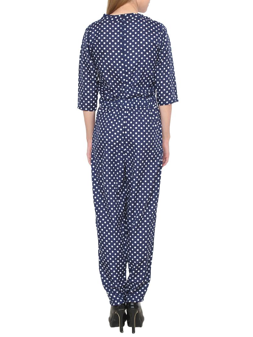 polka dotted full leg jumpsuit - 13745829 - Zoom Image - 3