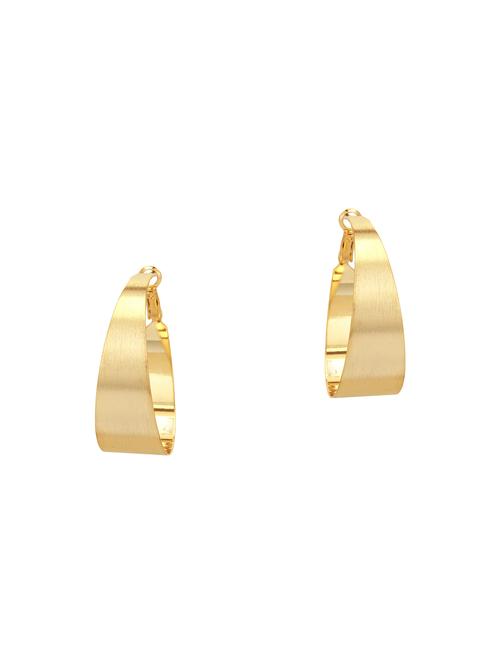 gold copper hoop earrings - 13745989 - Standard Image - 1