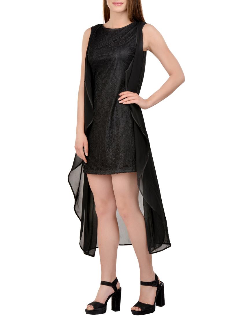 laced mini dress with shrug - 13746578 - Zoom Image - 2