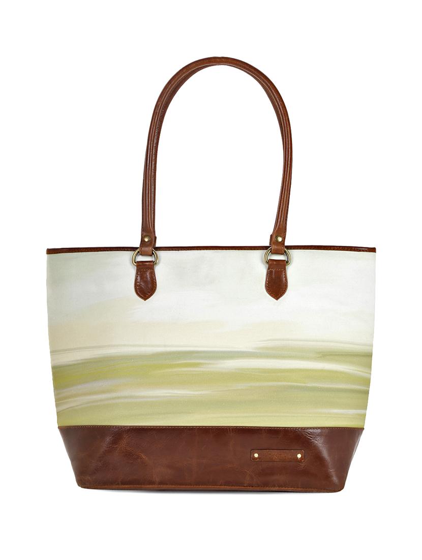 multi coloured canvas printed tote - 13748083 - Zoom Image - 1