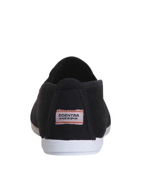black canvas casual slipons - 13748339 - Standard Image - 3