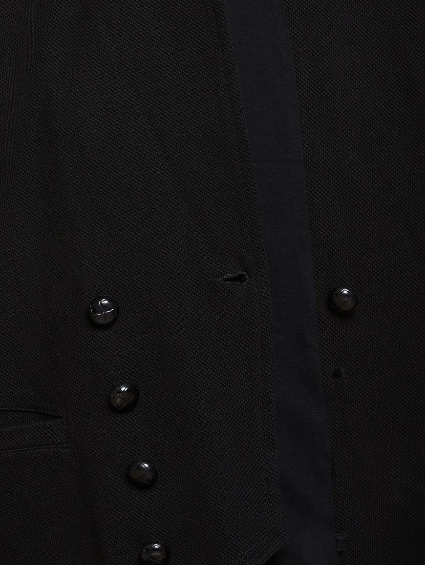 black cotton waist coat - 13749269 - Zoom Image - 4