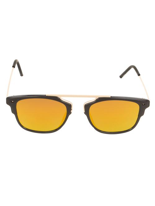 adine unisex yellow rectangle sunglasses - 13752158 - Standard Image - 1