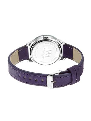 watch me purple dial purple leather strap watch for girls wmal-241 - 13755968 - Standard Image - 3