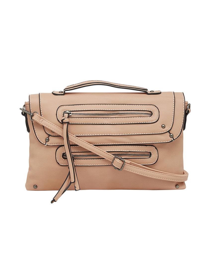 pink leatherette regular sling bag - 13756897 - Zoom Image - 1