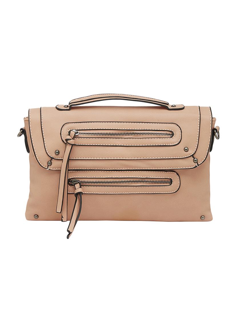 pink leatherette regular sling bag - 13756897 - Zoom Image - 5