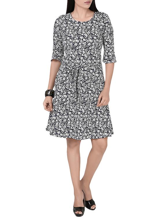 navy blue no lining aline dress - 13756987 - Zoom Image - 1
