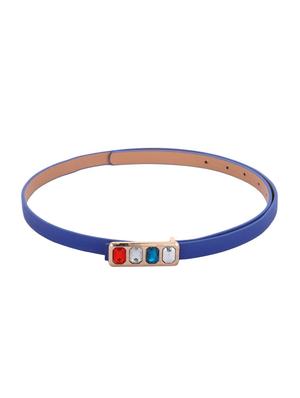 blue leatherette (pu belt - 13757200 - Standard Image - 2