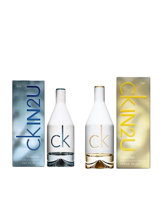 Set of CK IN2U EDT For Men 100ml and Women 100ml by Calvin Klein - 13759423 - Zoom Image - 1