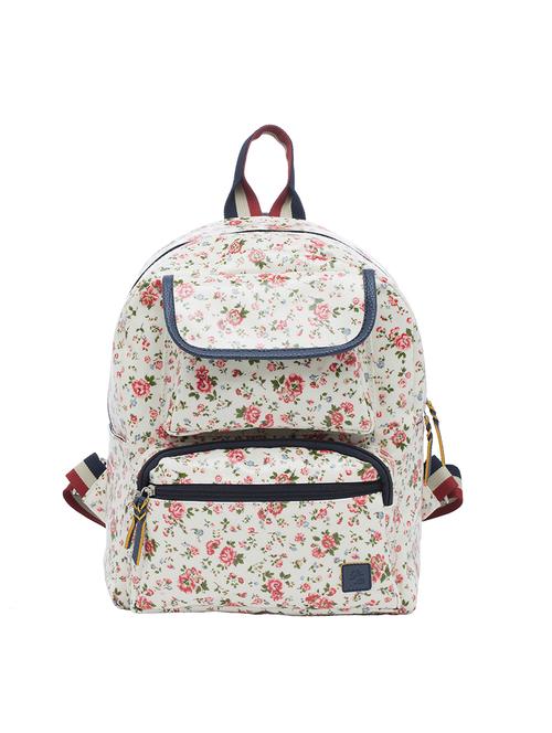 white canvas fashion backpack - 13760426 - Standard Image - 1