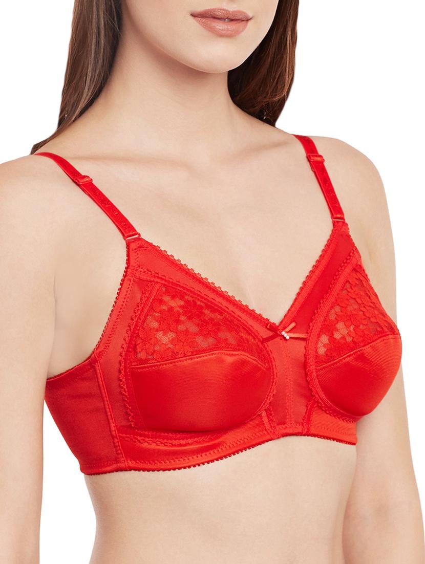 bow patch lace detail bra - 13762021 - Zoom Image - 2