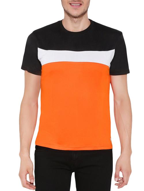 color block cotton t-shirt - 13763795 - Very Small Image - 1