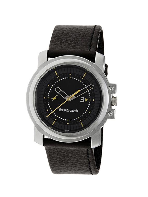 fastrack black dial watch for men - 3039sl02 - 13764568 - Zoom Image - 1