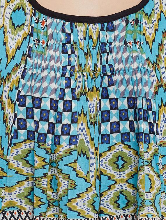 blue cotton dress - 13764660 - Zoom Image - 4