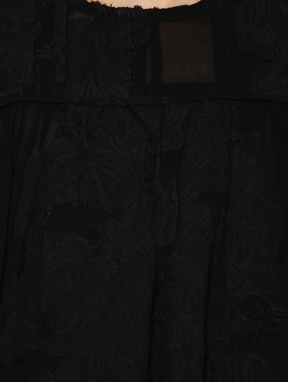 black viscose regular top - 13764687 - Zoom Image - 4