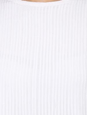 white viscose aline dress - 13764717 - Standard Image - 4
