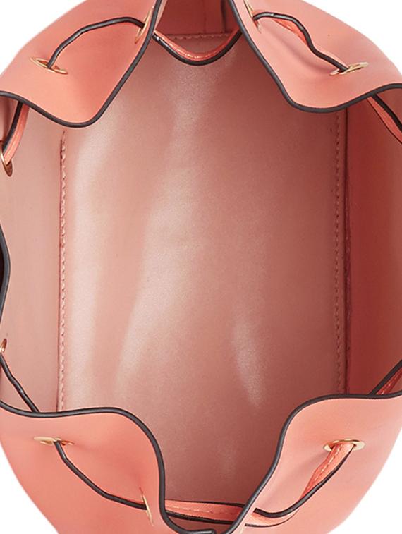 pink leatherette hobo handbag - 13764787 - Zoom Image - 3