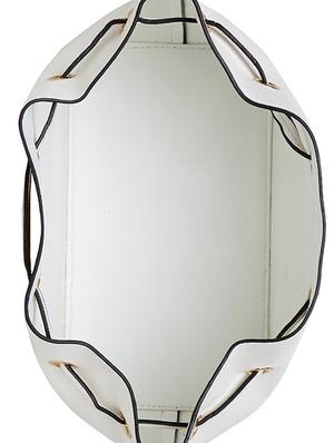 white leatherette hobo handbag - 13764790 - Standard Image - 3