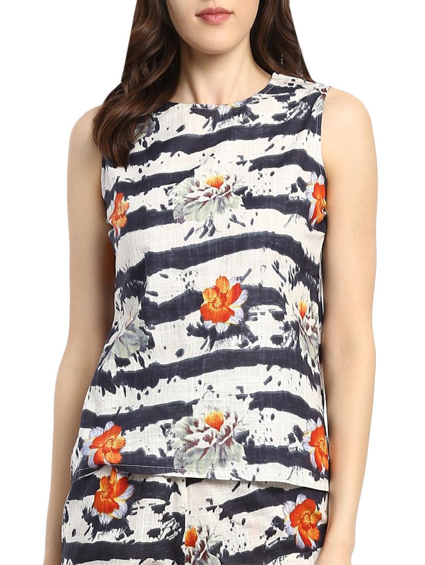 floral straight top - 13770009 - Zoom Image - 1