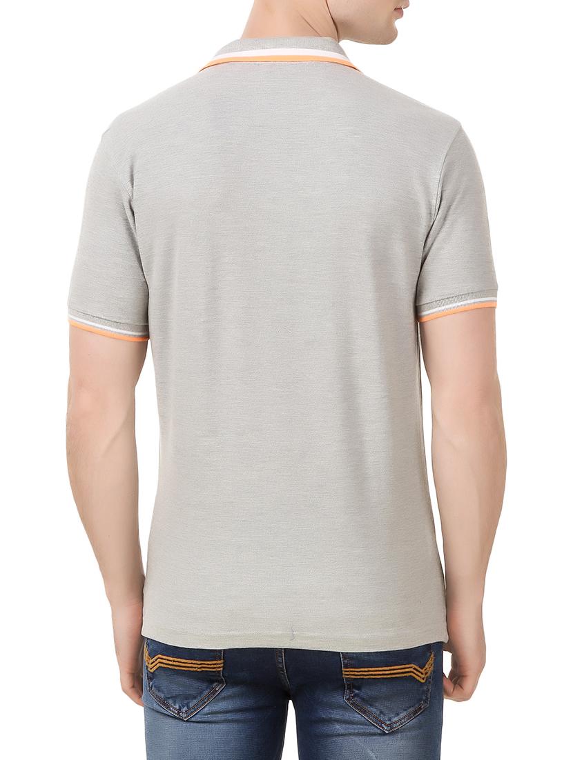 grey cotton t-shirt - 13772091 - Zoom Image - 3