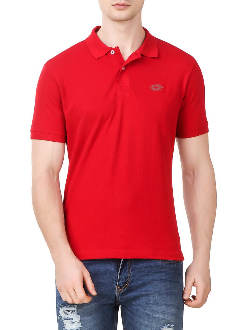 red cotton t-shirt - 13772094 - Zoom Image - 1