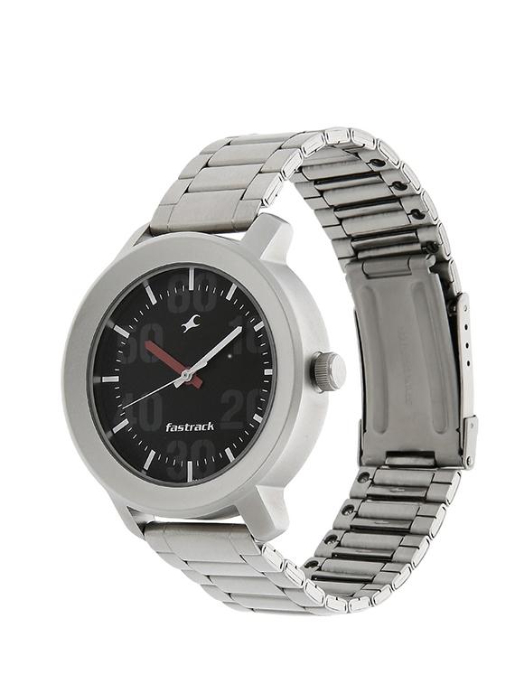 fastrack black dial analog watch for men - 3121sm02 - 13773185 - Zoom Image - 2
