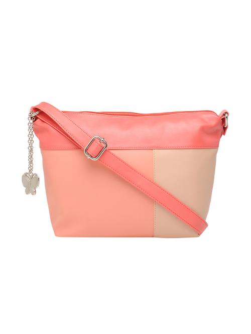 pink leatherette regular sling bag - 13775795 - Standard Image - 1