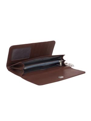 brown leatherette regular purse - 13775947 - Standard Image - 3