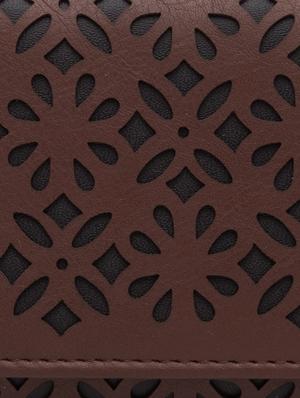 brown leatherette regular purse - 13775947 - Standard Image - 4